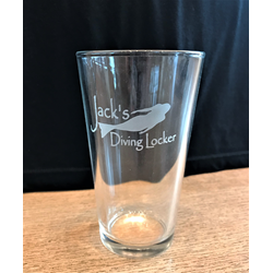 Jdl Logo Beer Pub Glass